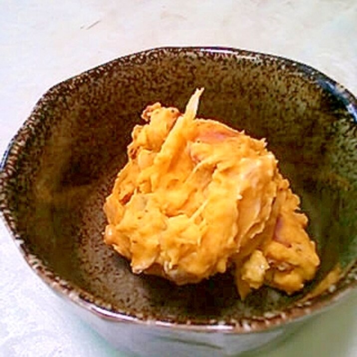 カリカリベーコンのかぼちゃサラダ